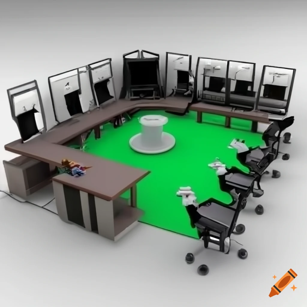 3d rendering of a computer science class on Craiyon