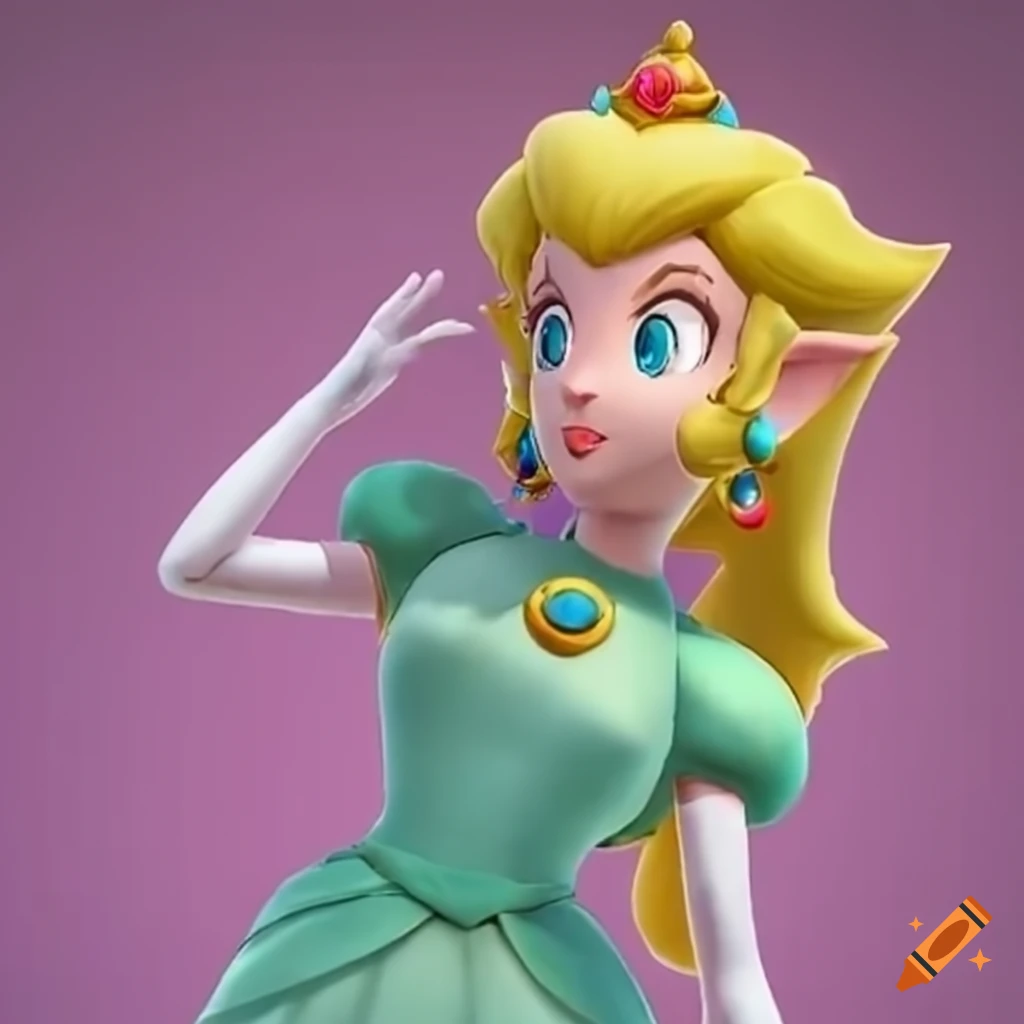 costume switch between Princess Peach and Link