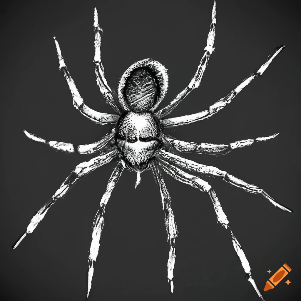 I tried to draw a 3D spider recently : r/sketches