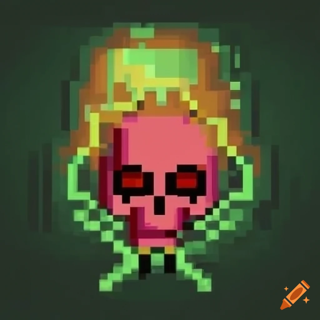80s style pixelated logo for Poison Vines attack