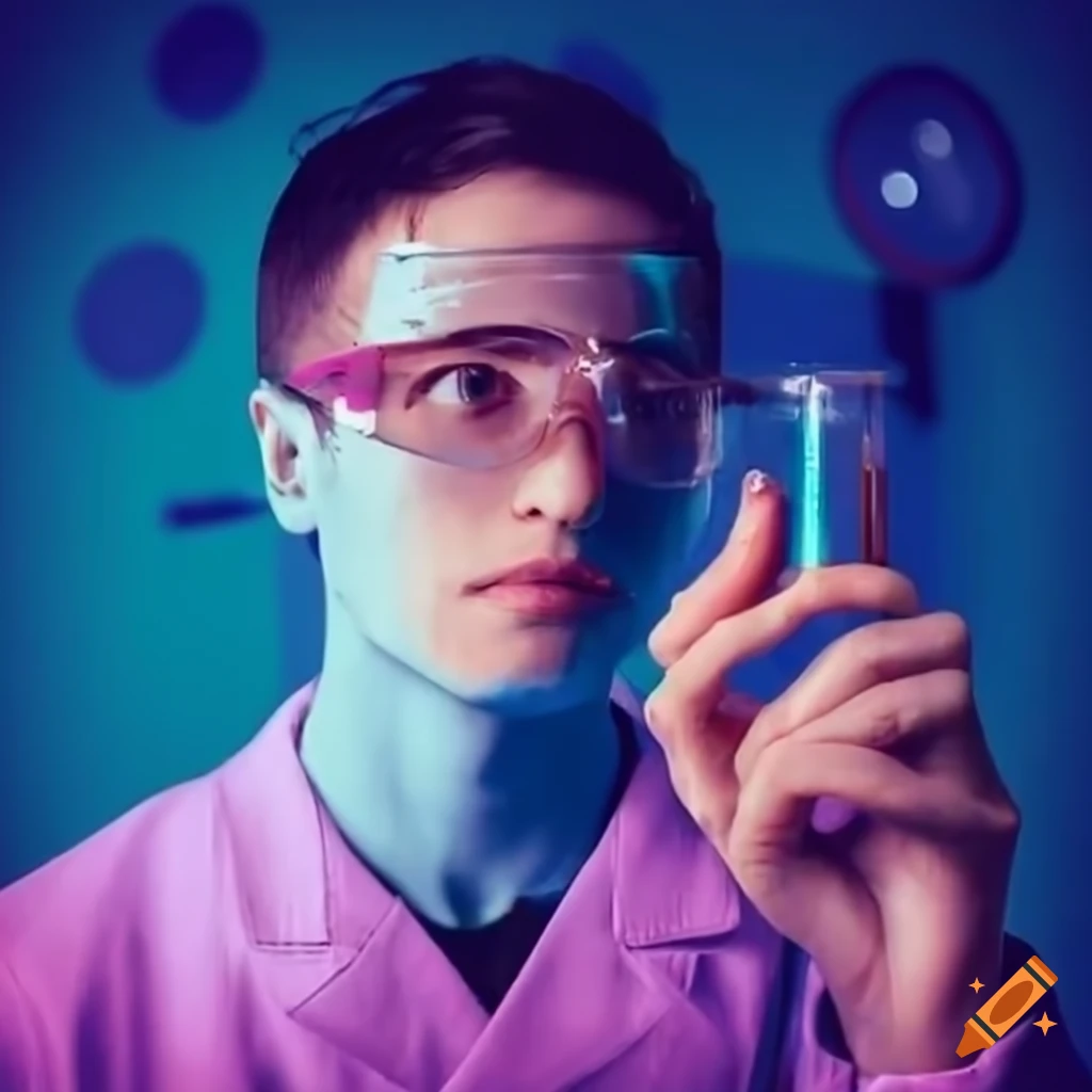 Scientist working in a chemistry lab