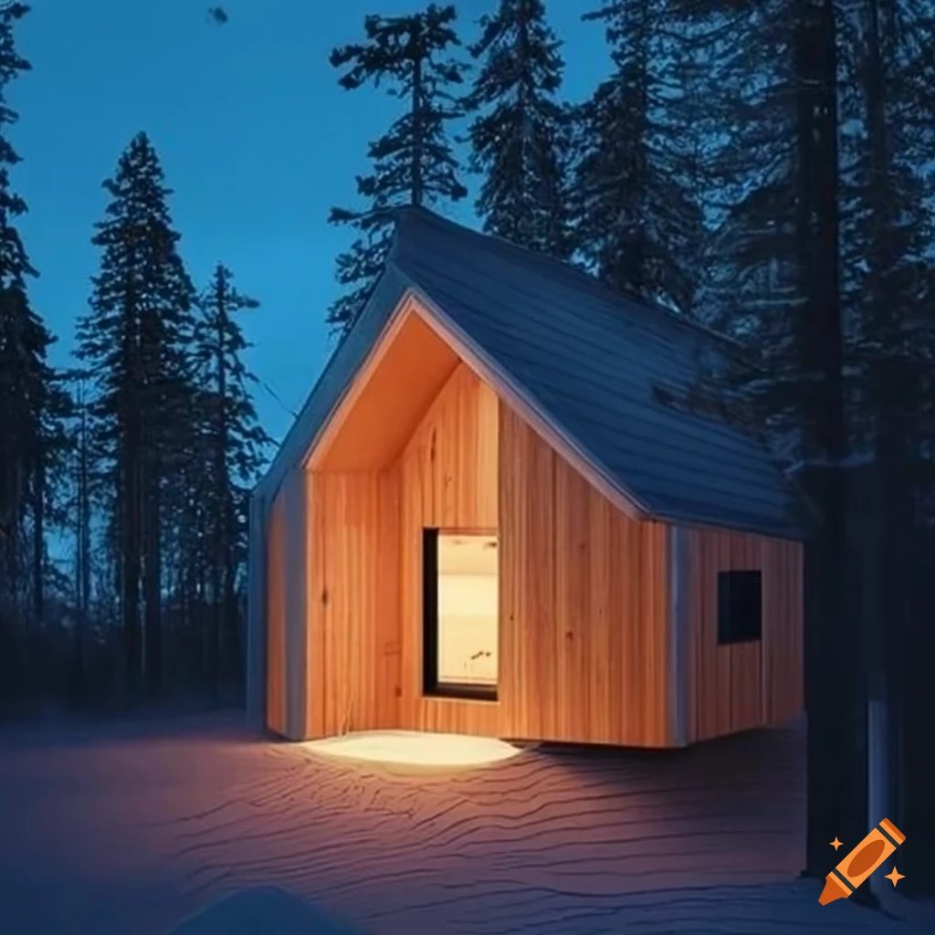 Swedish Nordic Minimalism Tower Cabin Architecture On Craiyon