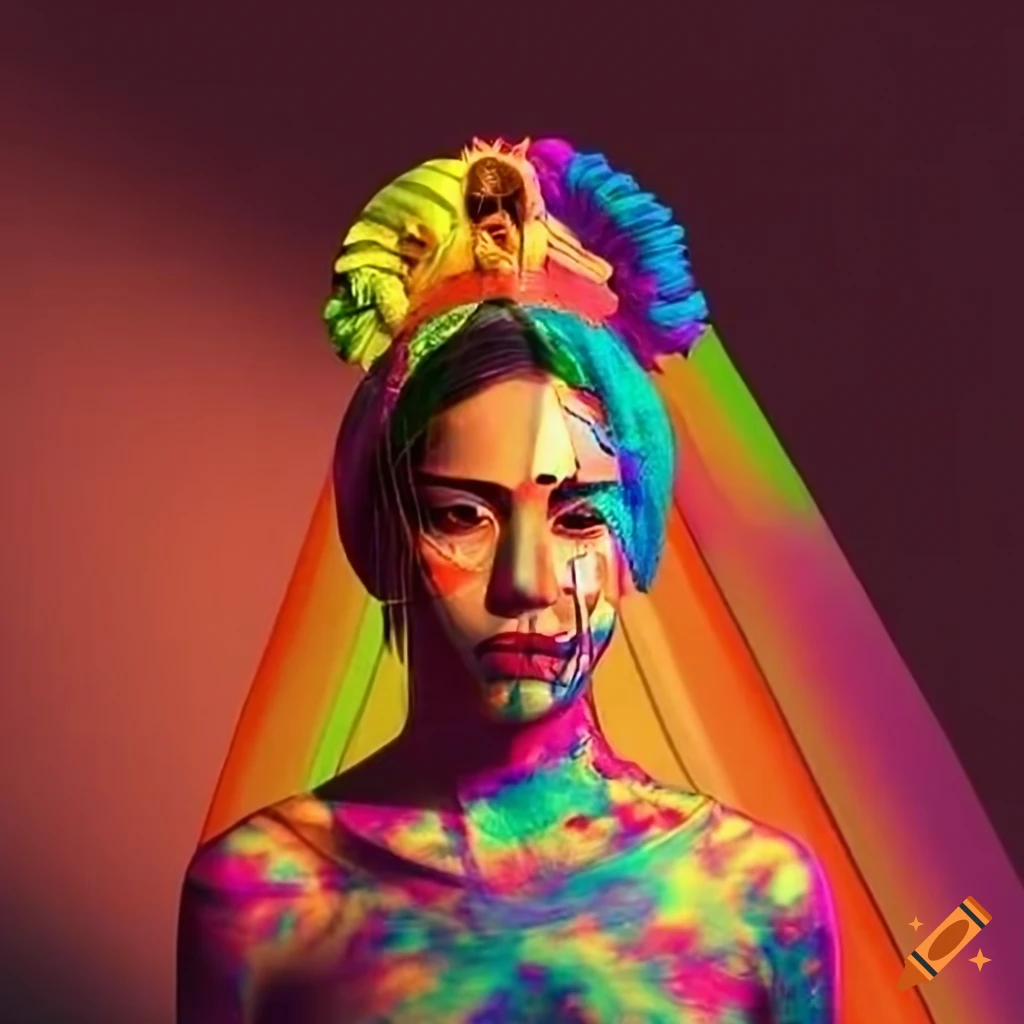 Colorful Image Of A Pyramid In Mexico On Craiyon