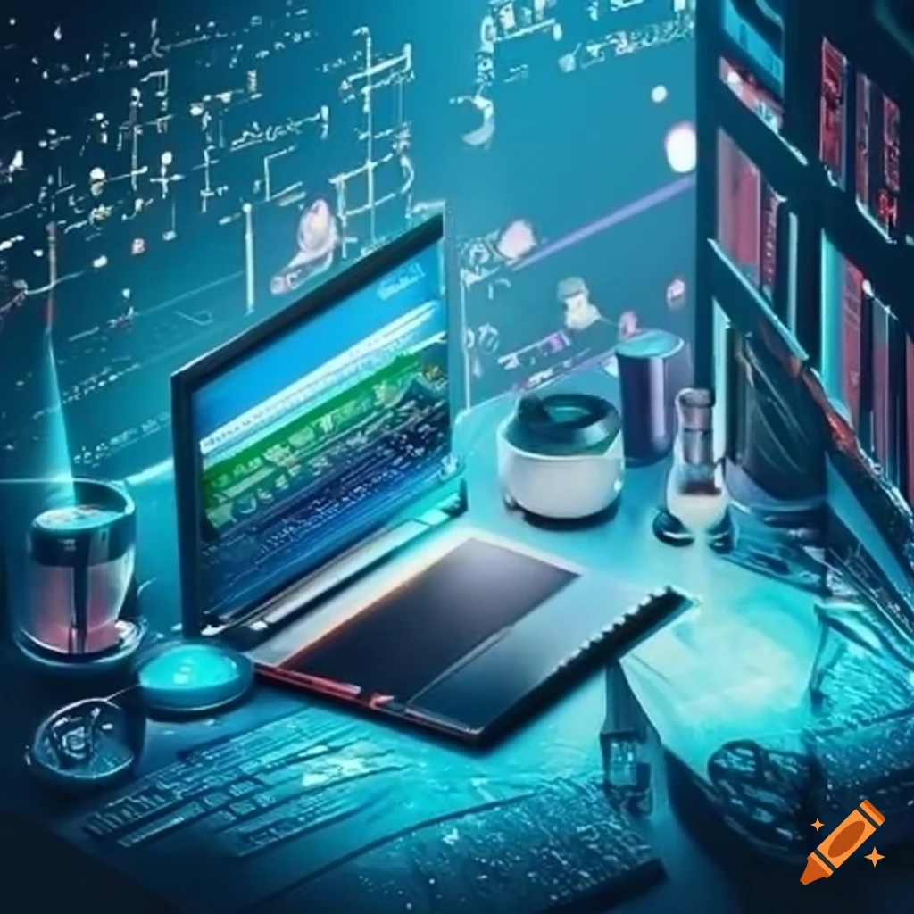 data scientist working on a notebook