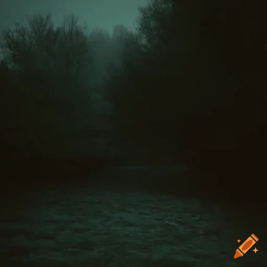surreal playground scene with a 1990s vibe