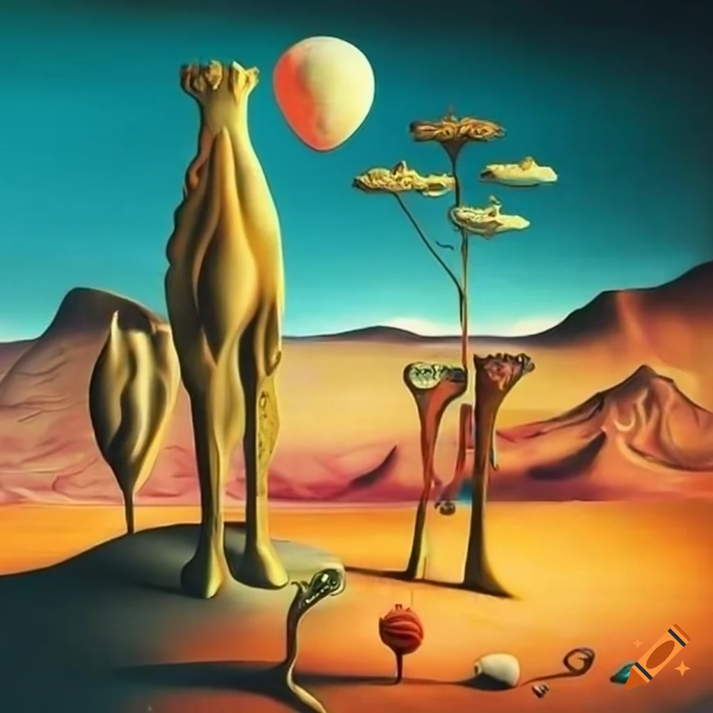 surrealist landscape with Zoolook