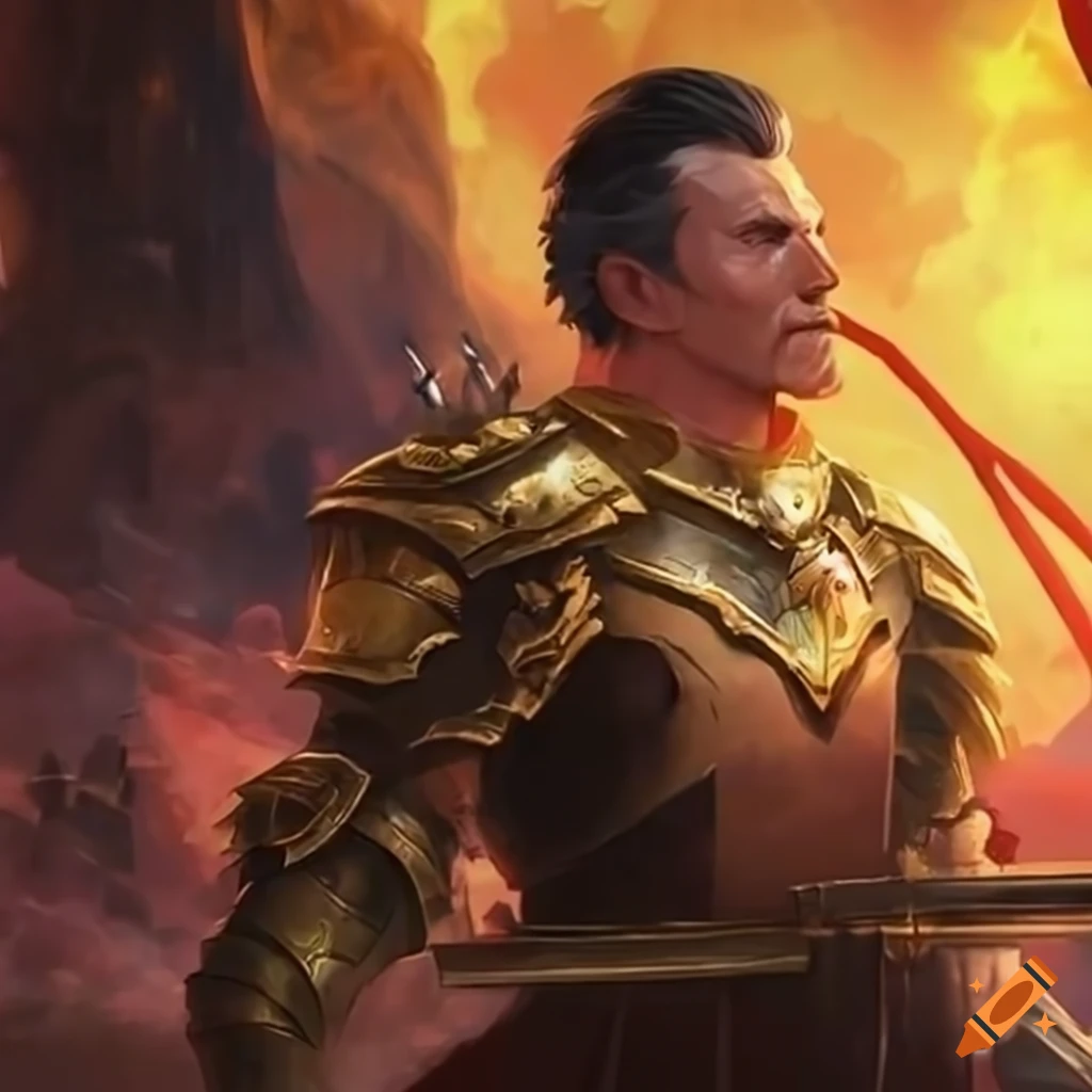 Alexander the great creating conflict among his generals on Craiyon