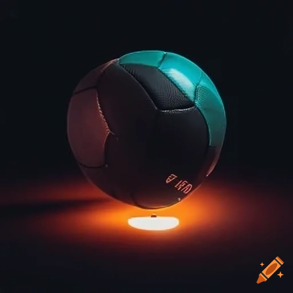 artisan crafting footballs in a production line