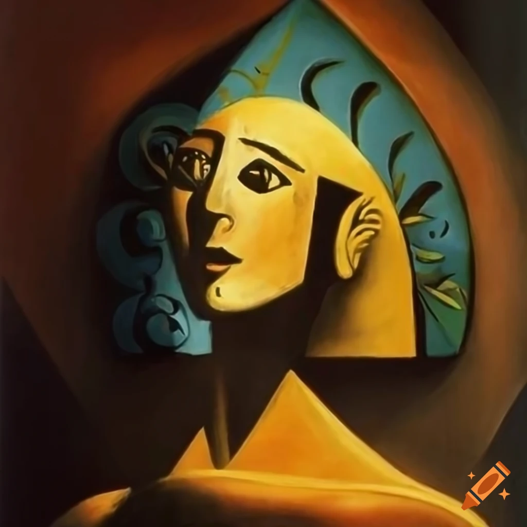 sculpture of the Himmelsscheibe von Nebra by Pablo Picasso