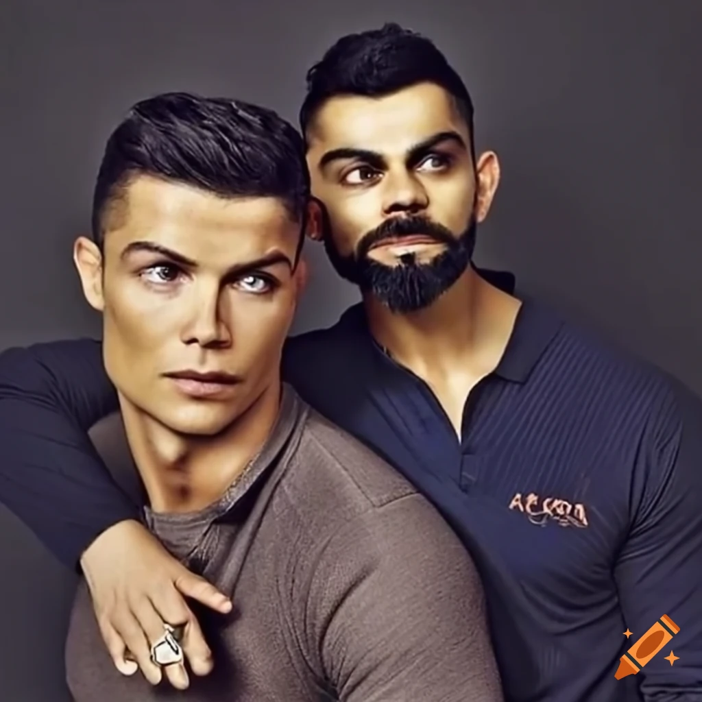 image-of-virat-kohli-and-cristiano-ronaldo-on-craiyon