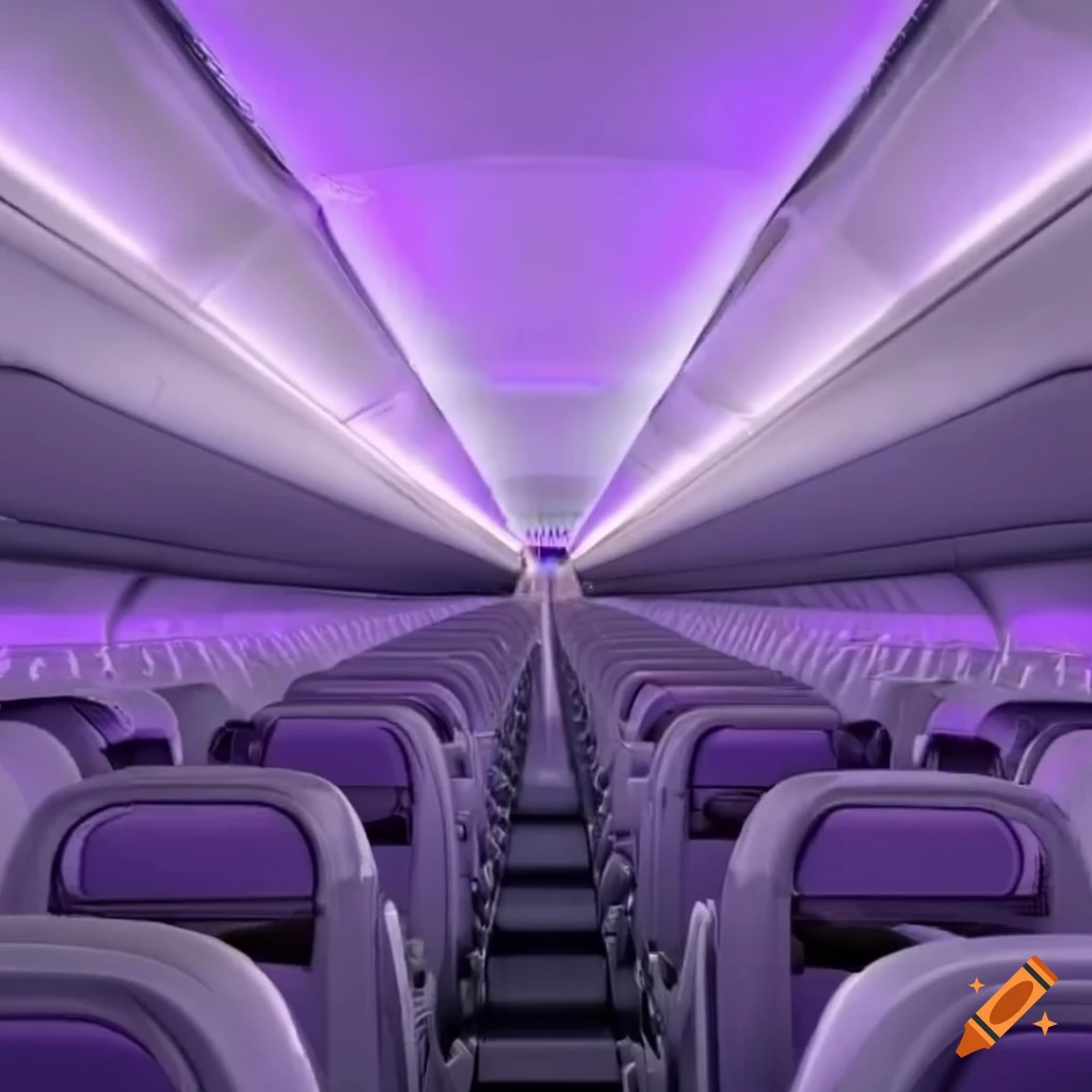 Realistic Airplane Cabin With Light Purple Theme On Craiyon realistic-airplane-cabin-with-light-purple-theme-on-craiyon