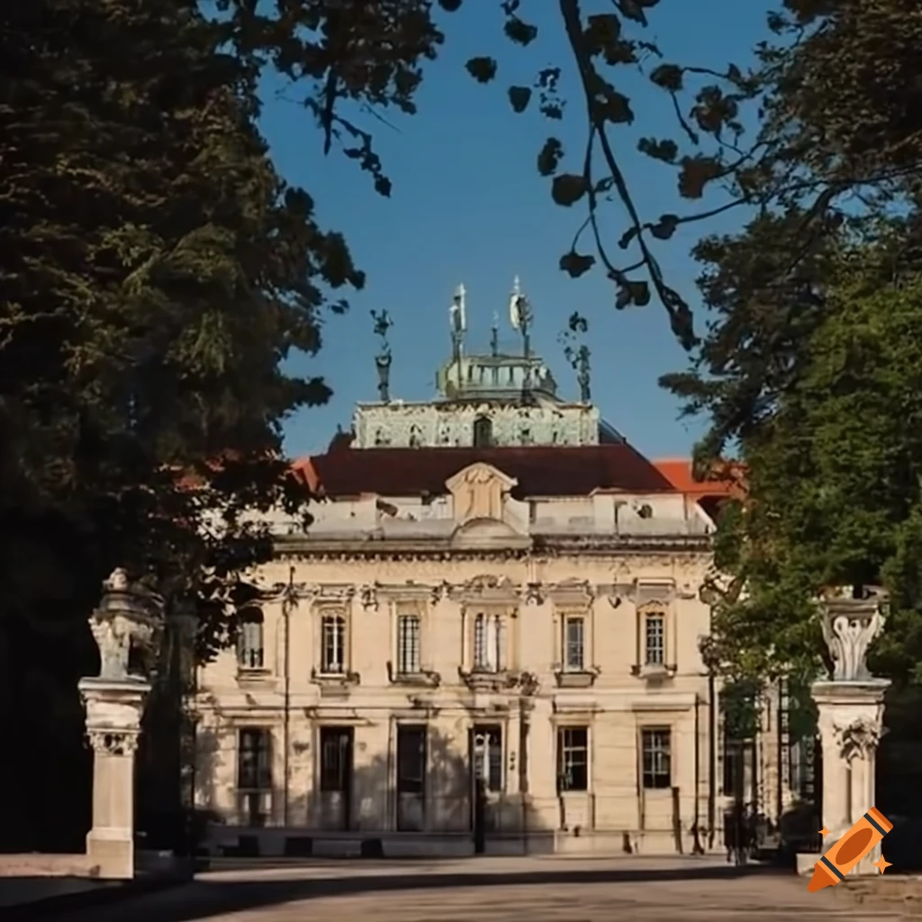 Croatian style royal palace