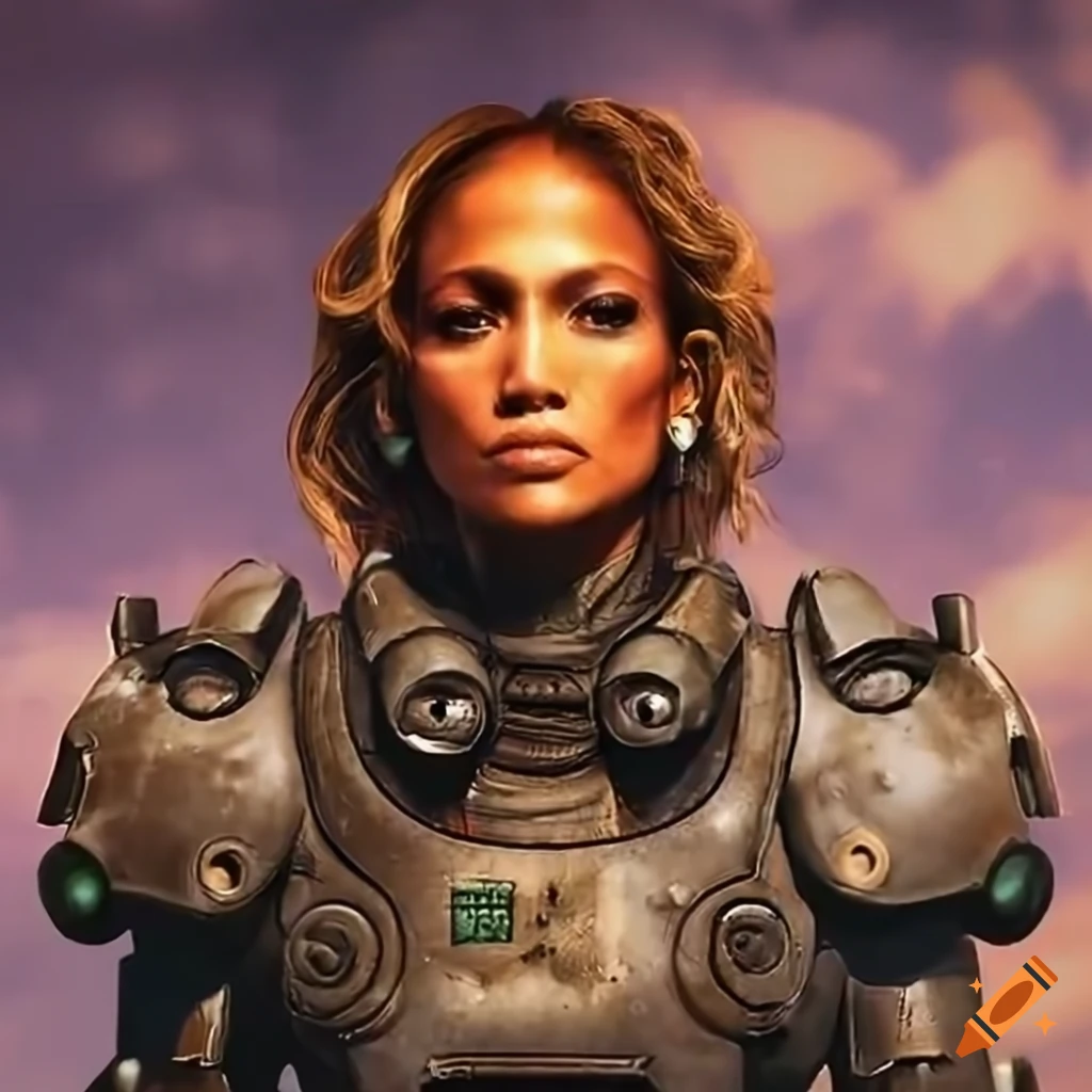 Jennifer lopez wearing fallout 4 power armor