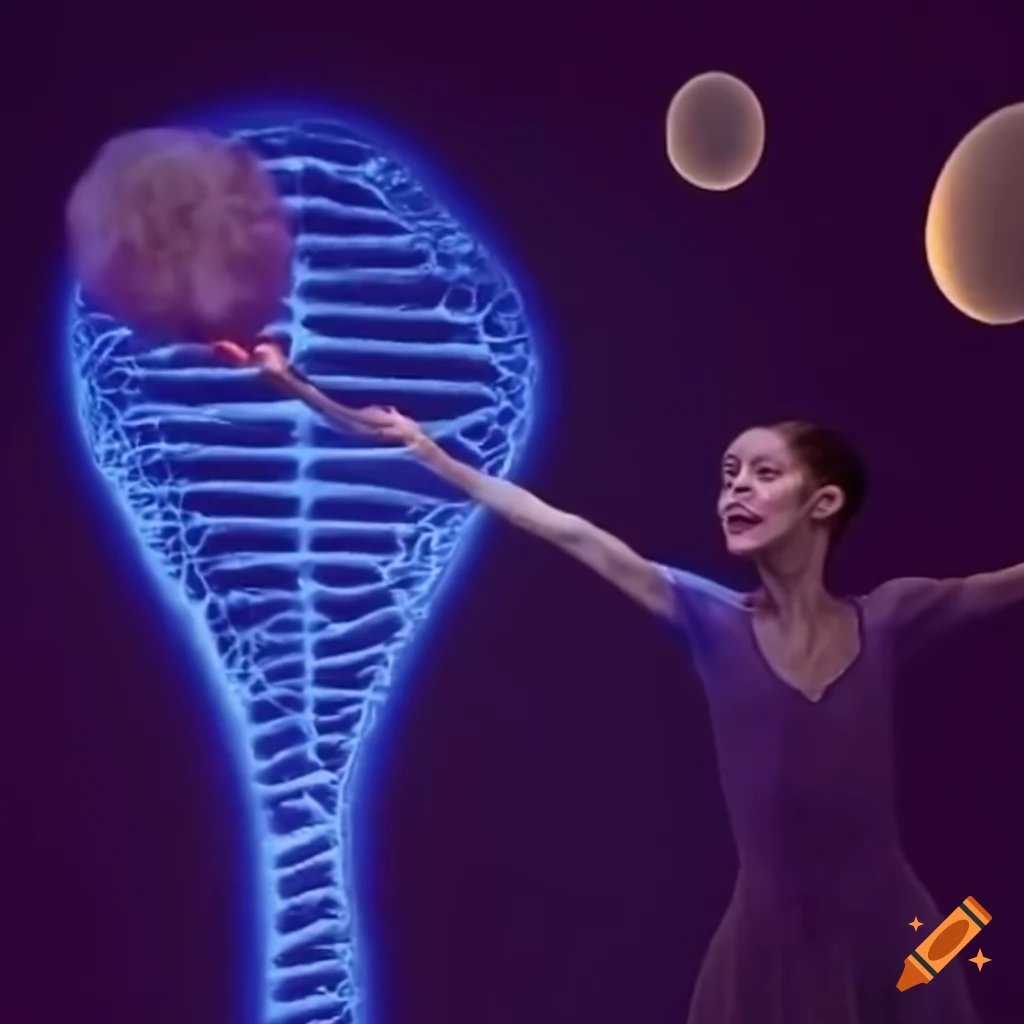 visual representation of RNA's dance in genetics