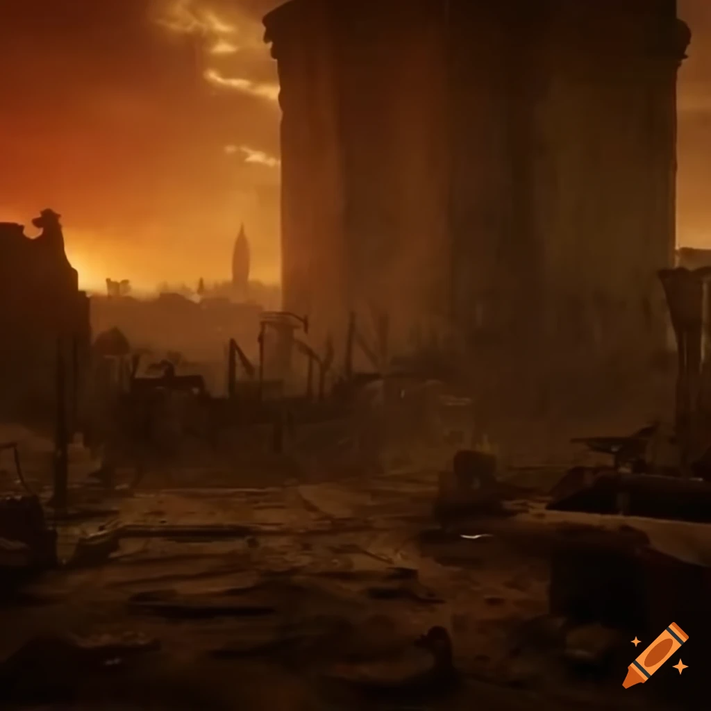 image of a post-apocalyptic wasteland
