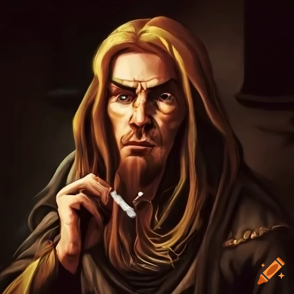 Wizard Deep In Thought And Smoking wizard-deep-in-thought-and-smoking