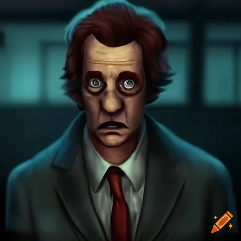 Image of the narrator from the stanley parable