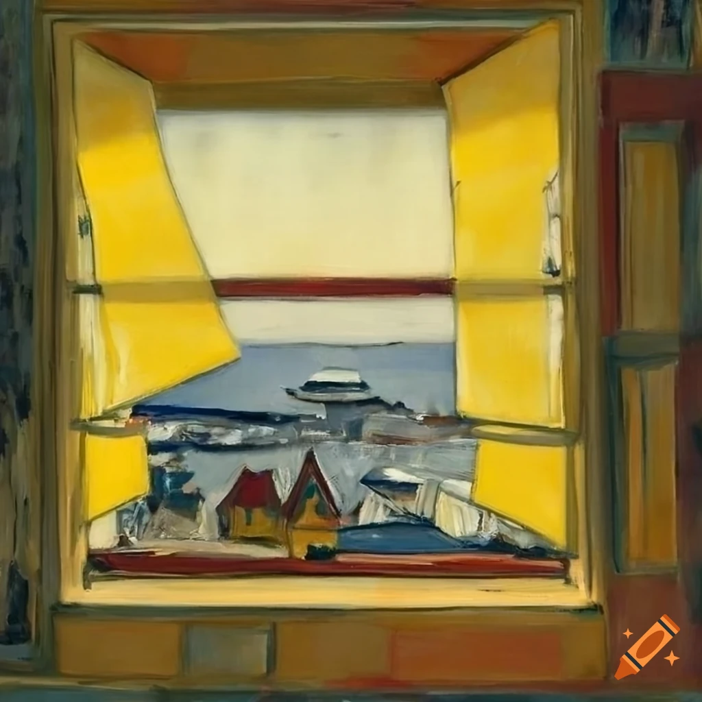 Bright room with flowers in front of a window on Craiyon