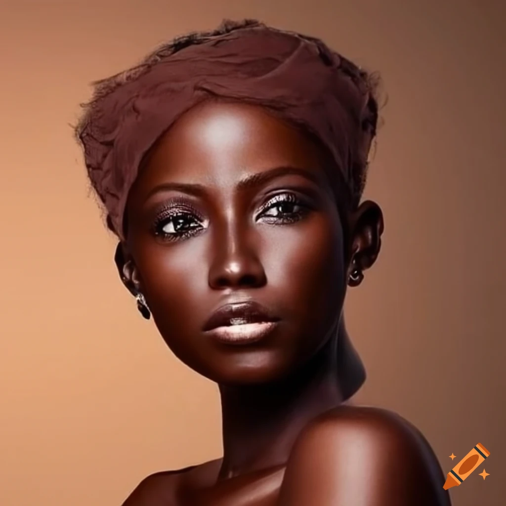 portrait of a beautiful Sudanese woman