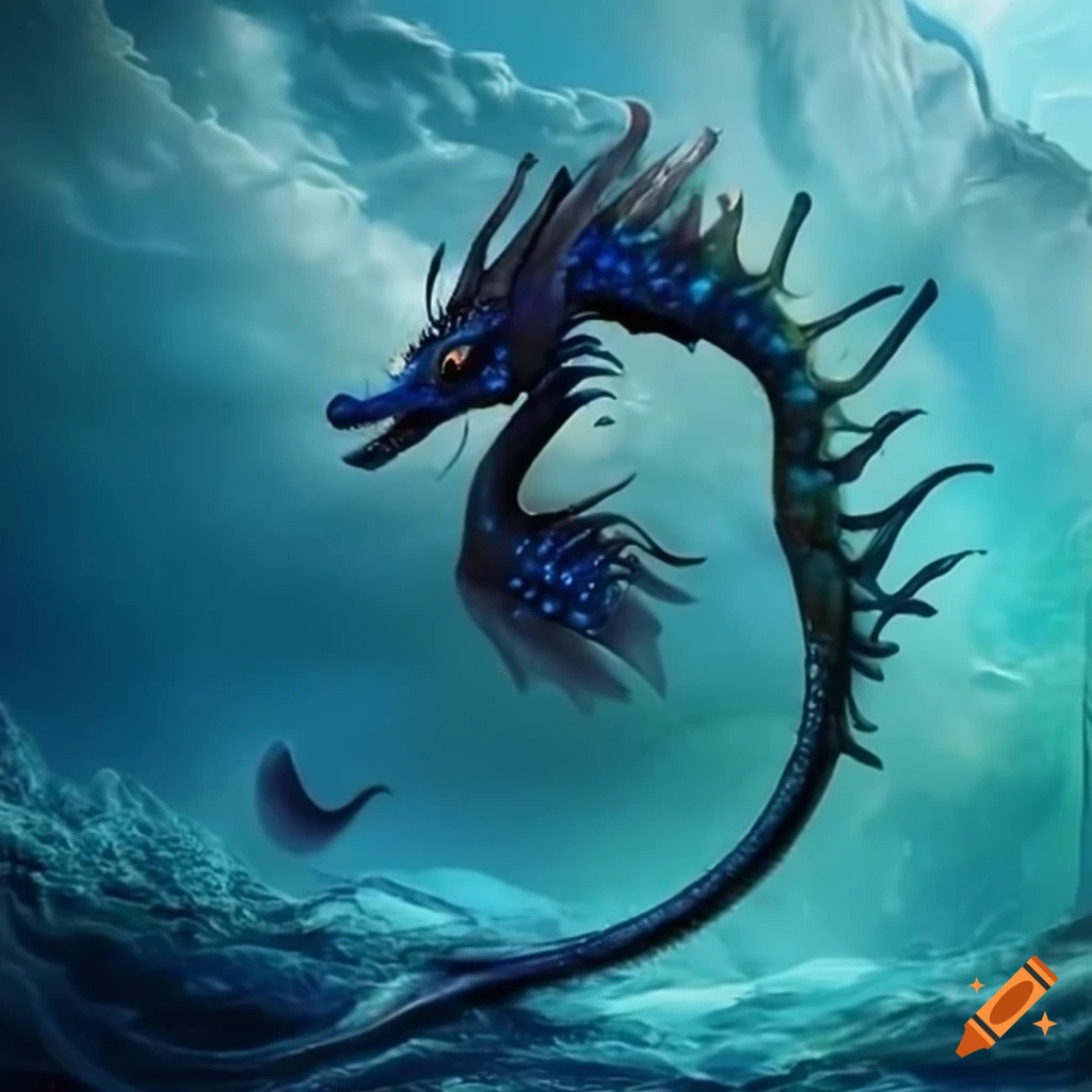 Image of a sea dragon on Craiyon