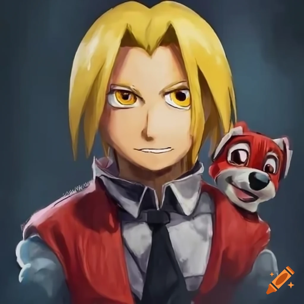 Paw patrol characters cosplay as edward elric