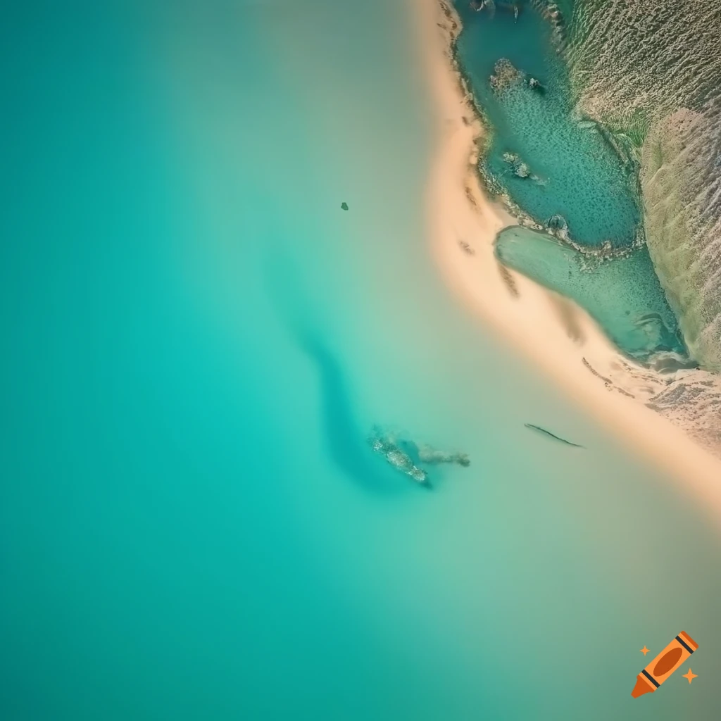 Photo Of A Turquoise Sea Behind A Sand Dune With Pine Trees In The Photo Of A Turquoise Sea Behind A Sand Dune With Pine Trees In The