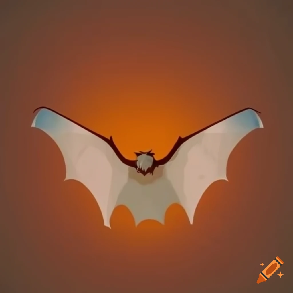 bat symbol on a brown background