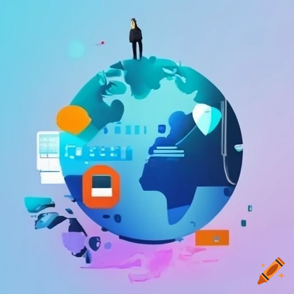combination-of-company-technology-and-teamwork-on-craiyon
