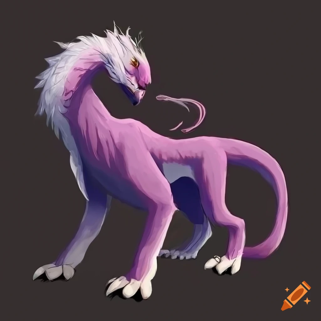 elegant and graceful mythical creature with expressive eyes