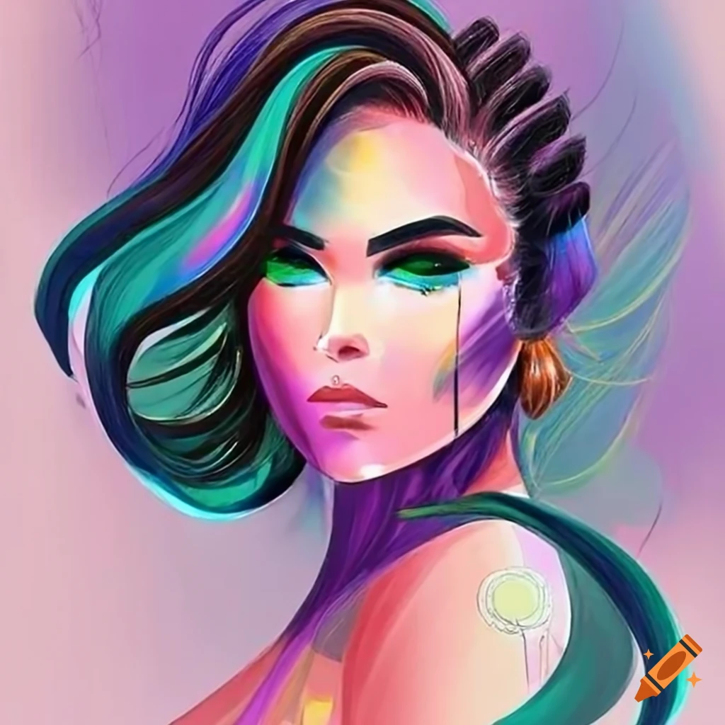 portrait of Leah Verrellia, a timeless muse of allure and elegance