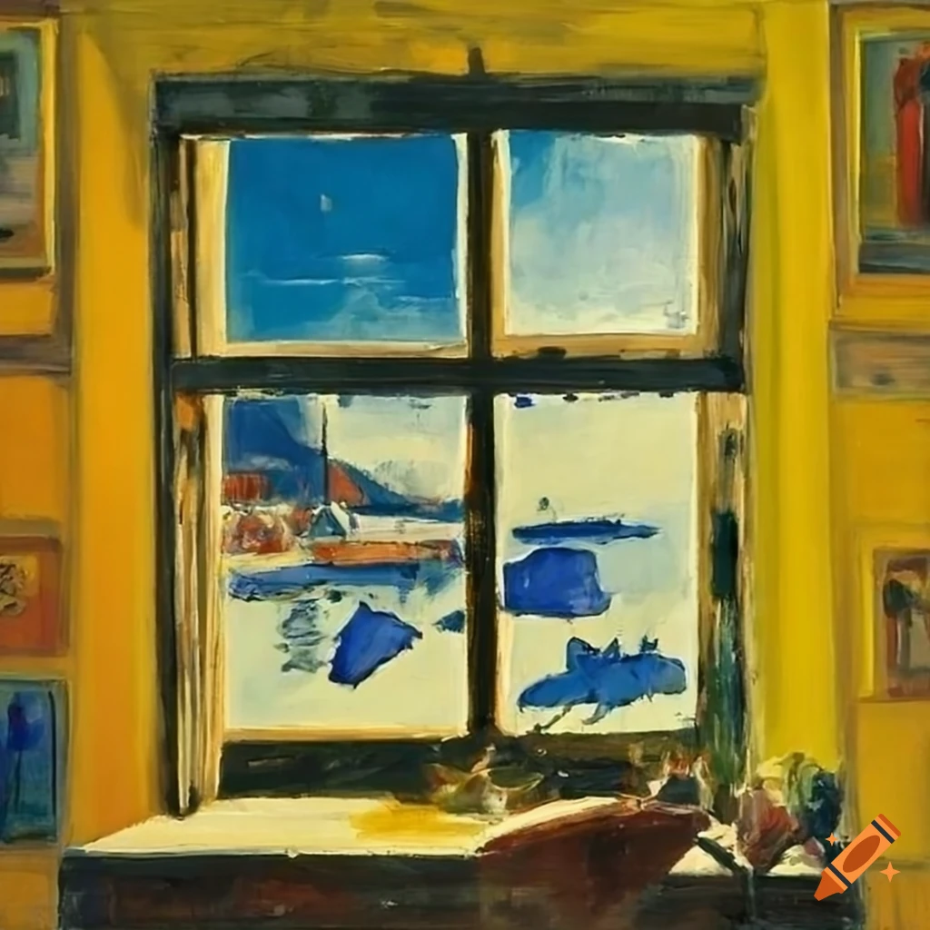 view through a window with flowers