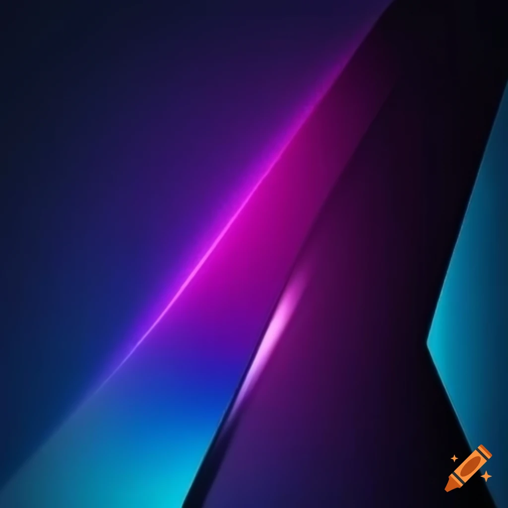 Abstract Wallpaper With Geometric Shapes And Cool Light Effects On Craiyon