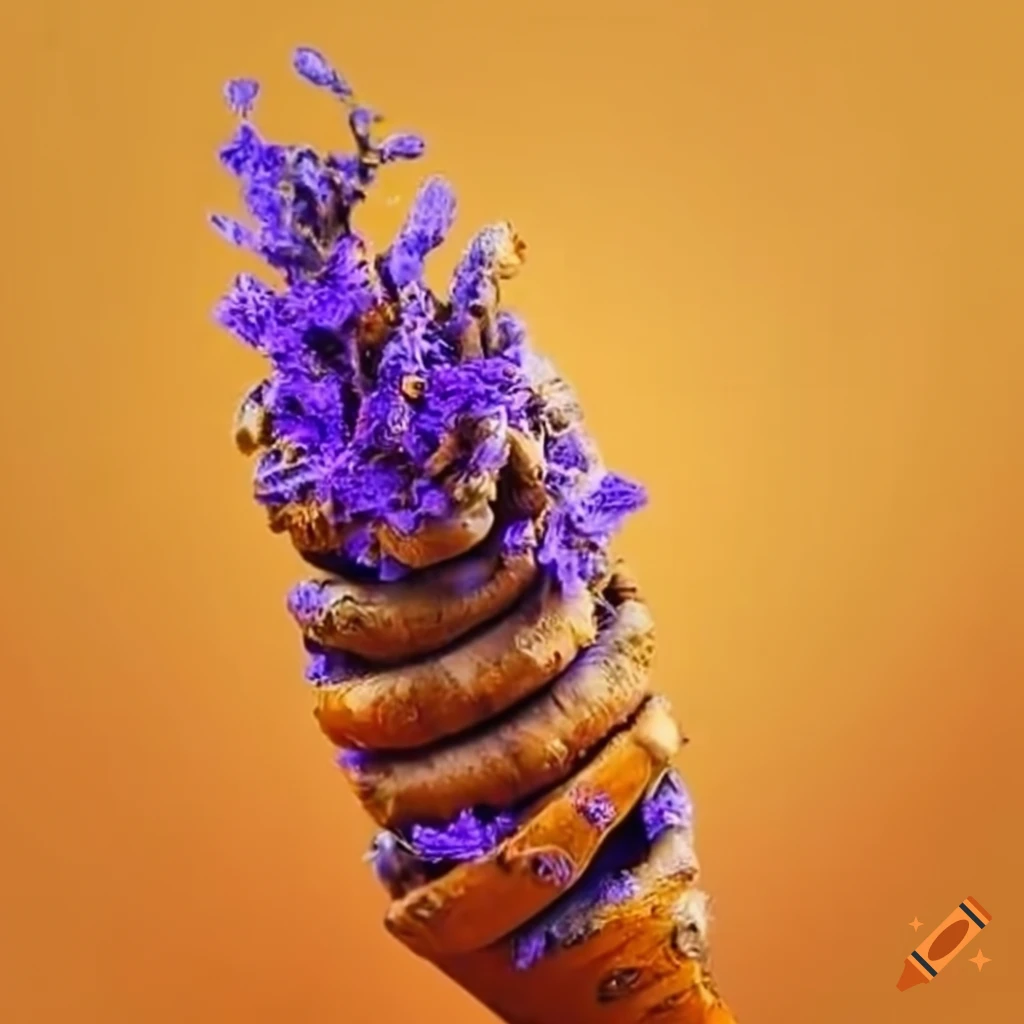 Fields of lavender, ginger, turmeric, and cinnamon