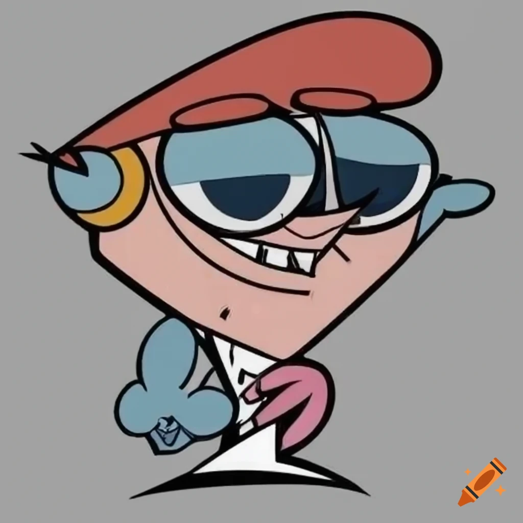 Cartoon character from dexter on Craiyon