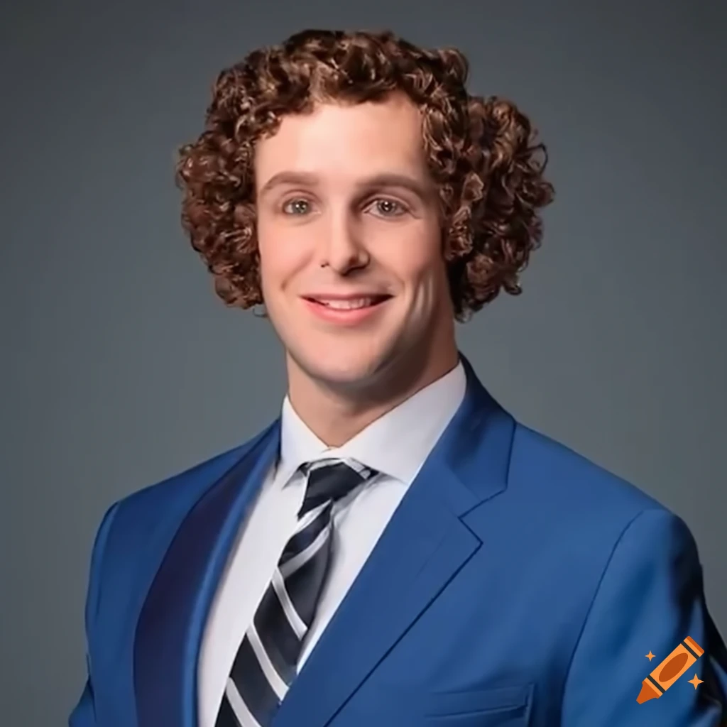 portrait of a politician in a dark blue tuxedo