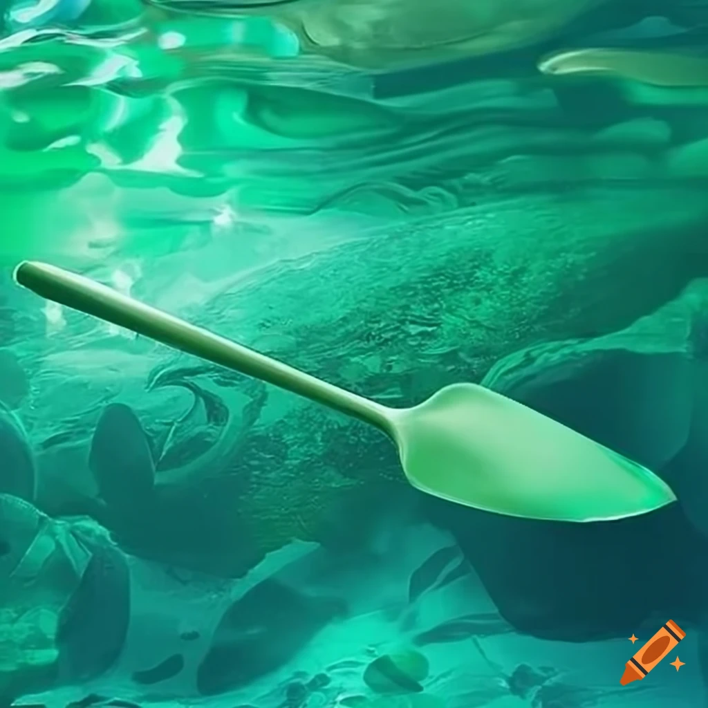 Green emerald magic oar on Craiyon