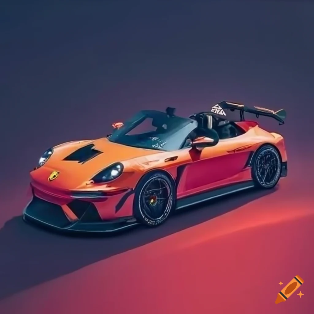 Porsche poster in 4k on Craiyon