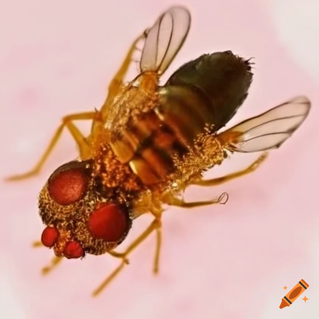 image of a Drosophila head with tumours