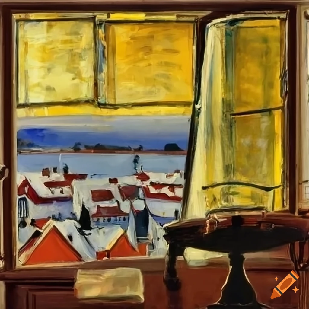 window view with flowers and yellow roller blind