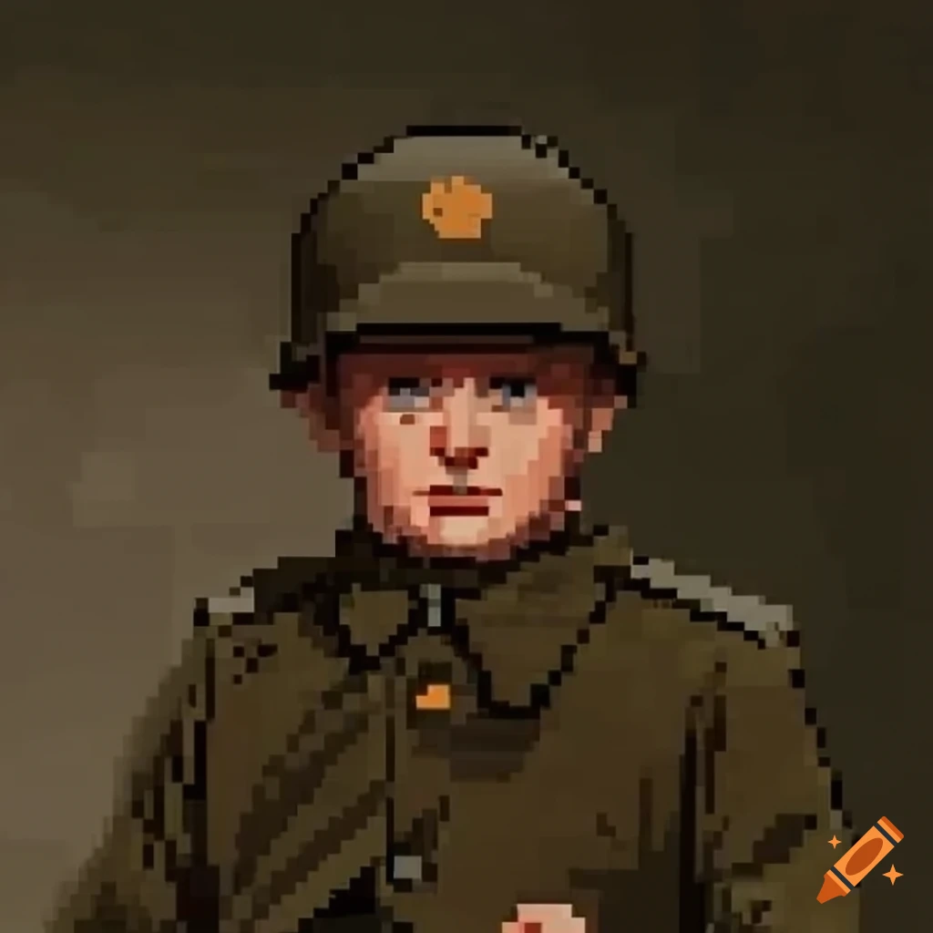 Pixel Art Depicting The Events Of World War 1 On Craiyon