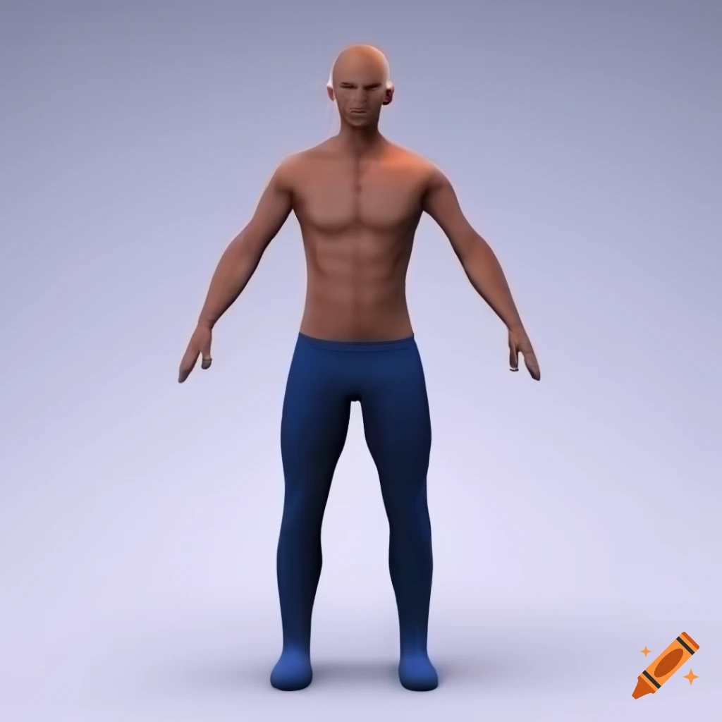 dynamic male half body pose - SeaArt AI