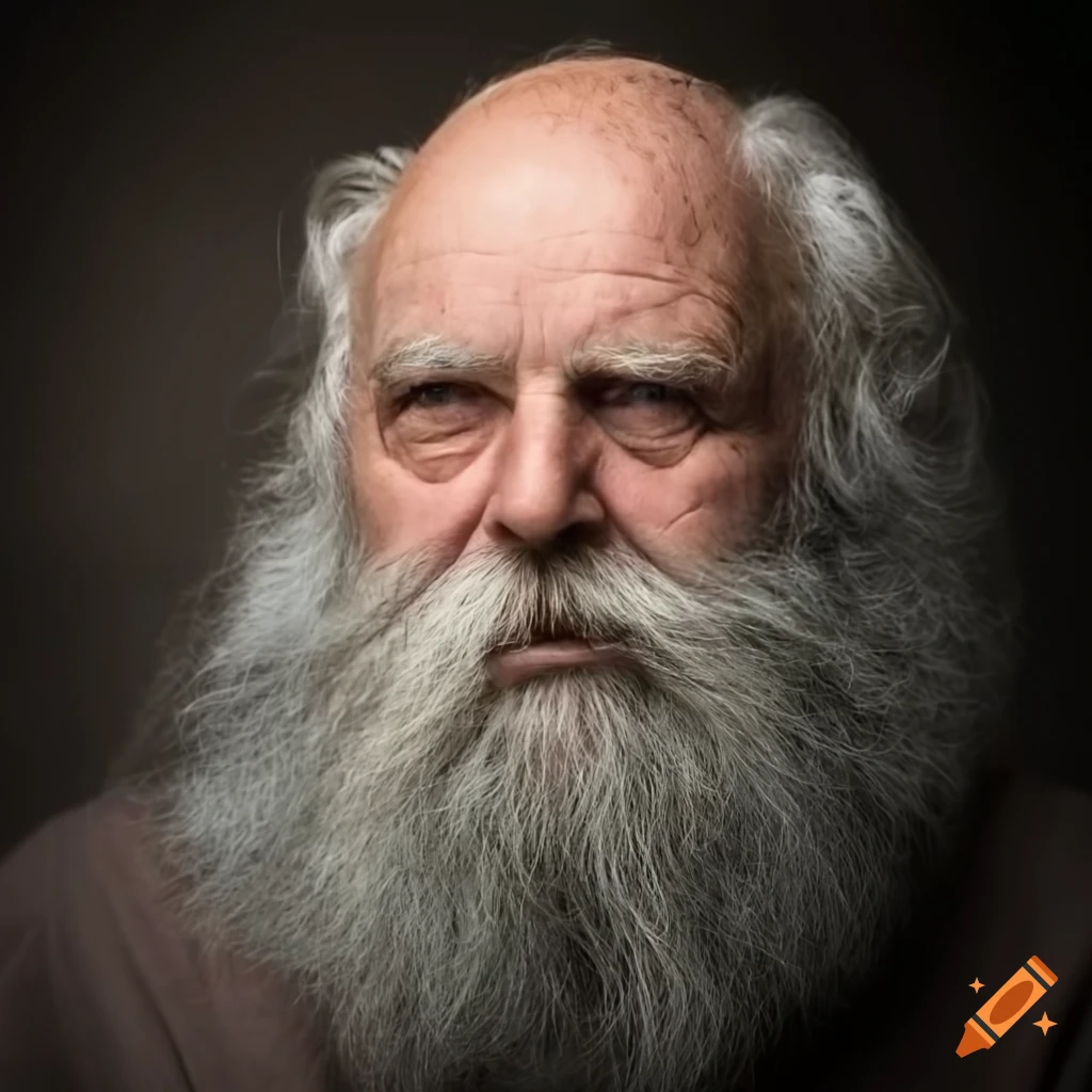 portrait of an old man with beard