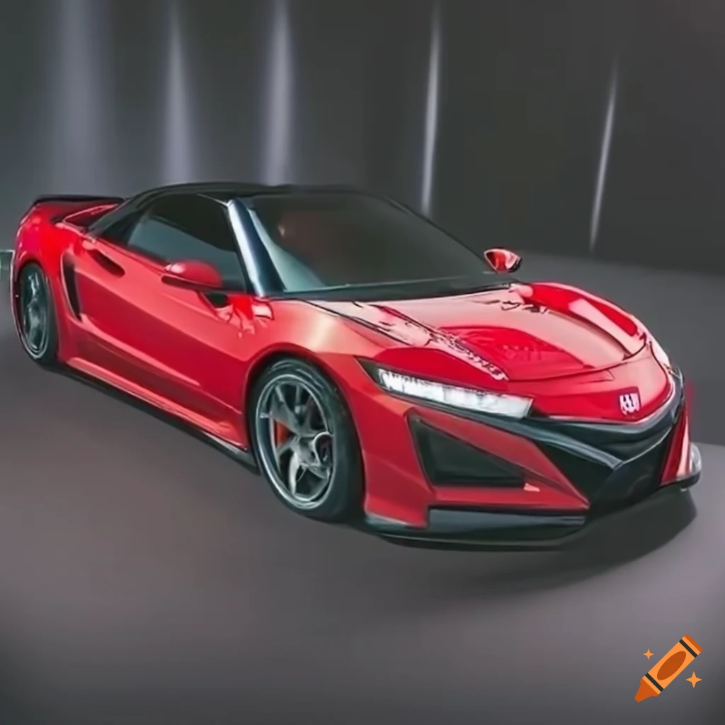 2024 honda nsx type r by cadillac, inspired by 1990 on Craiyon