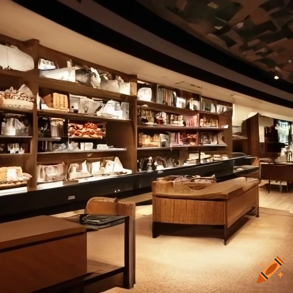 Interior of john lewis department store on Craiyon