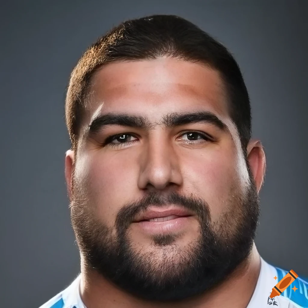 Photo of a bearded argentine rugby player