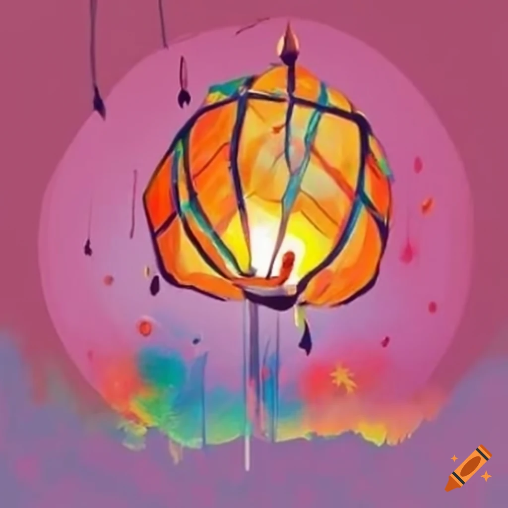 Lantern festival celebration on Craiyon