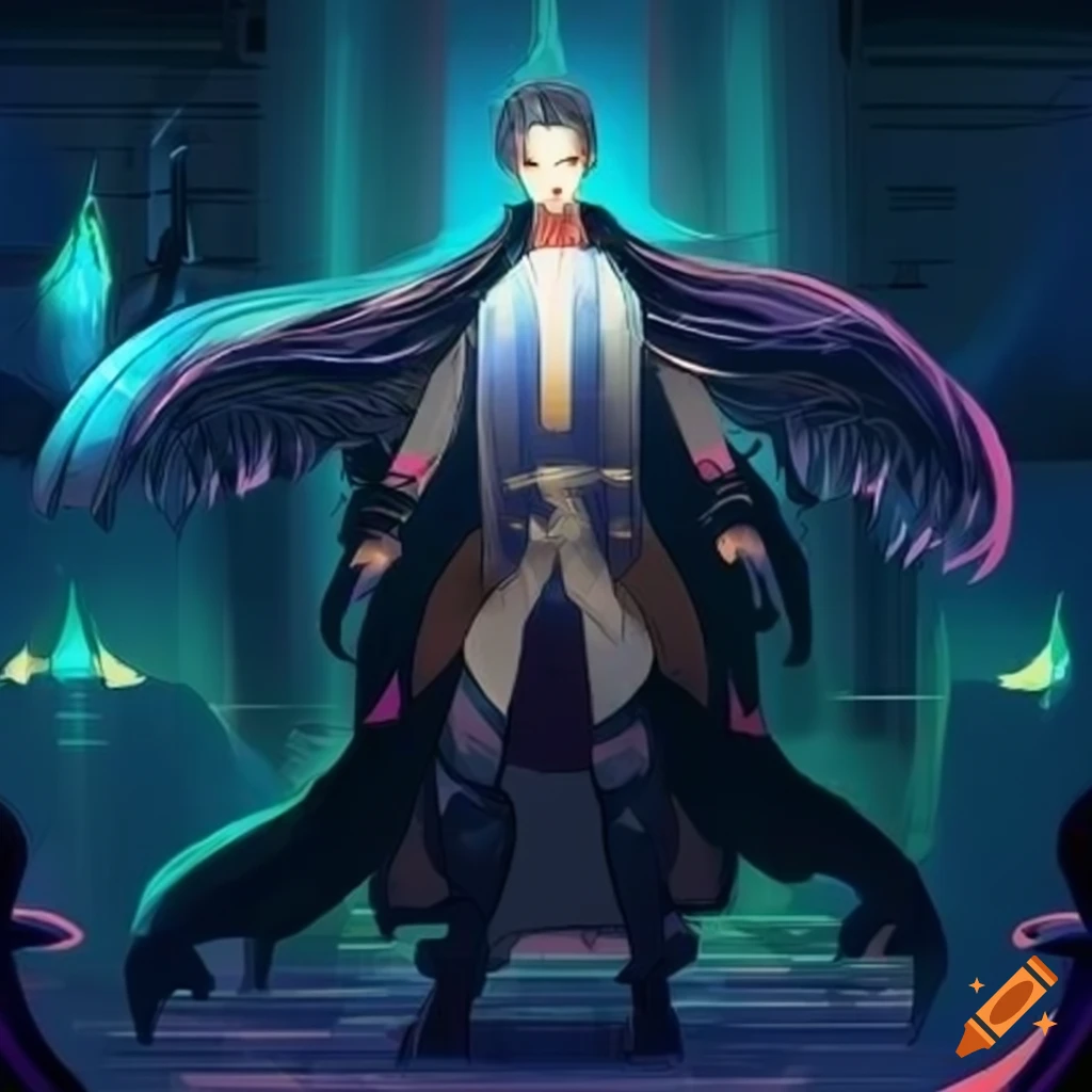 Webnovel Cover With A Male Character In A Futuristic Cityscape On Craiyon