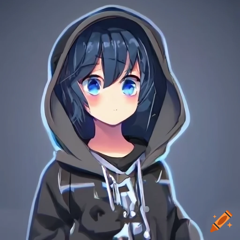 Anime Girl Eyes Sweatshirt | Korokai