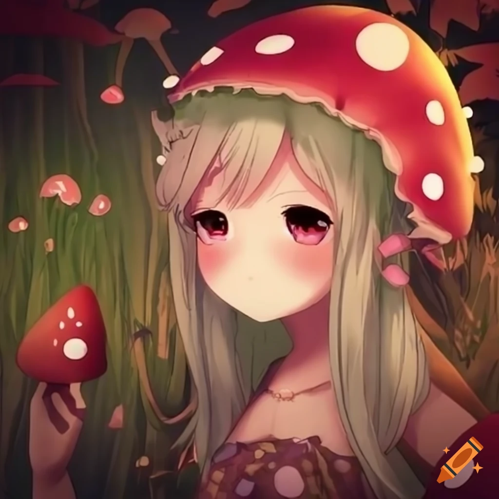 mushroom girls in love