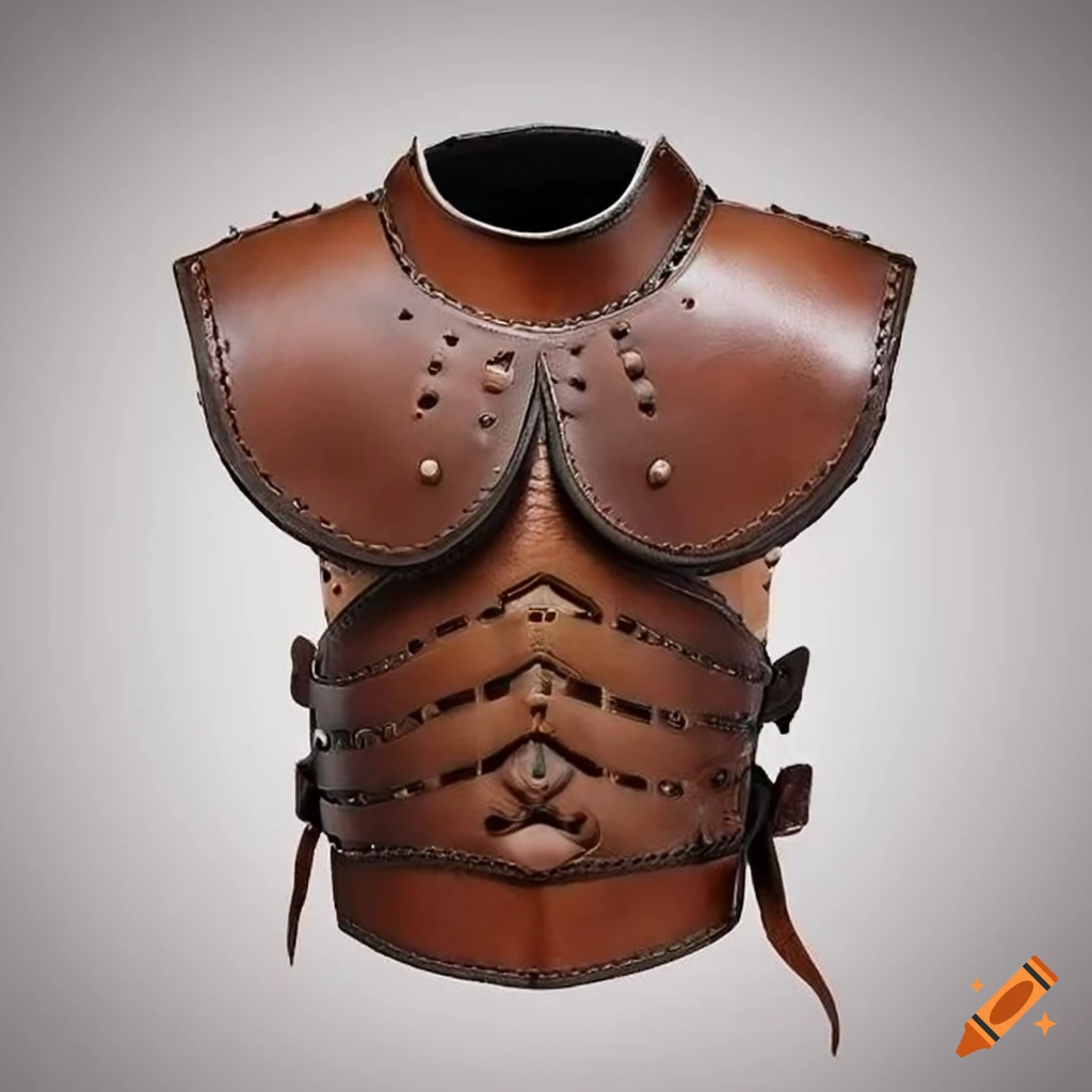 Studded leather armour on Craiyon